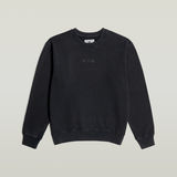 G-STAR Outlet Sudadera Washed Relaxed Negro
