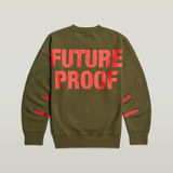 G-STAR Outlet Sudadera Unisex Oversized WVB Verde