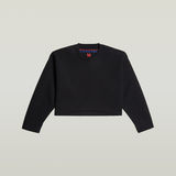 G-STAR Outlet Cuello redondo recortado unisex WVB Negro