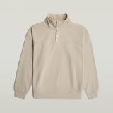 G-STAR Outlet Sudadera Snap Button Loose Beige