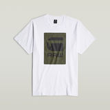 G-STAR Outlet Burger Box Rain Loose T-Shirt White