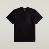 G-STAR Outlet Outdoor Woven Pocket Loose T-Shirt Black
