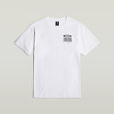 G-STAR Outlet Barcode Back Graphic Loose T-Shirt White