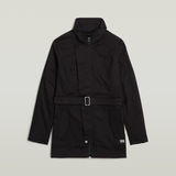 G-STAR Outlet Short Trench Coat Black