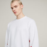 G-STAR Outlet Sudadera Unisex Oversized WVB Blanco