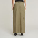 G-STAR Outlet Fluid Long Skirt Green