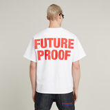 G-STAR Outlet Camiseta Unisex WVB Boxy Blanco