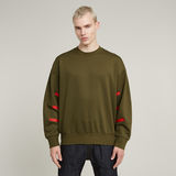 G-STAR Outlet Sudadera Unisex Oversized WVB Verde