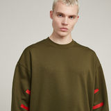 G-STAR Outlet Sudadera Unisex Oversized WVB Verde