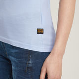 G-STAR Outlet Eyben Slim V-Neck Top Light blue