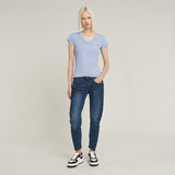 G-STAR Outlet Eyben Slim V-Neck Top Light blue