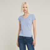 G-STAR Outlet Eyben Slim V-Neck Top Light blue