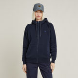 G-STAR Outlet Premium Core 2.1 Hooded Zip Thru Sweater Dark blue