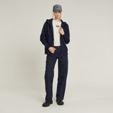 G-STAR Outlet Premium Core 2.1 Hooded Zip Thru Sweater Dark blue