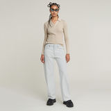 G-STAR Outlet Polo Top Slim Beige