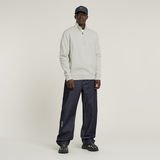 G-STAR Outlet Sudadera Premium Core Half Zip Gris
