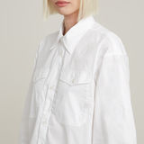 G-STAR Outlet Boxy Shirt White
