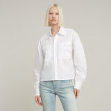 G-STAR Outlet Boxy Shirt White