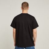G-STAR Outlet Symbols Print Loose T-Shirt Black