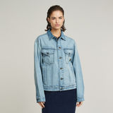 G-STAR Outlet Relaxed Denim Jacket Light blue
