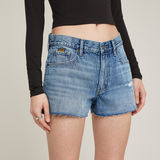 G-STAR Outlet True Denim Shorts Raw Edge Medium blue