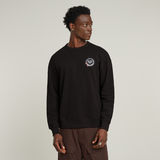 G-STAR Outlet Gauge Loose Sweater Black