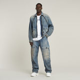 G-STAR Outlet Jeans Bend Cargo Loose Azul claro