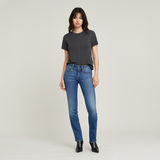 G-STAR Outlet Overdyed Front Seam Top Black
