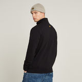 G-STAR Outlet Sudadera Nifous Half Zip Negro