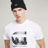 G-STAR Outlet New York T-Shirt White
