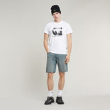 G-STAR Outlet New York T-Shirt White