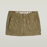 G-STAR Outlet Mini Cargo Skirt Green