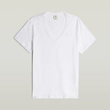 G-STAR Outlet Pack De Dos Camisetas Base Heather V-neck Blanco
