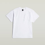 G-STAR Outlet Camiseta Outdoor Woven Pocket Loose Blanco
