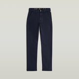 G-STAR Outlet Viktoria High Straight Chino Dark blue