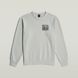 G-STAR Outlet Substance Back Graphic Relaxed Sweater Grey