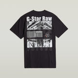 G-STAR Outlet Barcode Back Graphic Loose T-Shirt Black