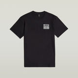 G-STAR Outlet Barcode Back Graphic Loose T-Shirt Black