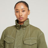 G-STAR Outlet Parka Overdyed Verde