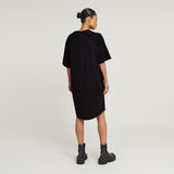 G-STAR Outlet Saddle Sleeve Loose T-Shirt Dress Black