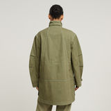G-STAR Outlet Parka Overdyed Verde