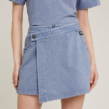 G-STAR Outlet Overdyed Sweat Skort Azul claro