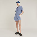 G-STAR Outlet Overdyed Sweat Skort Azul claro