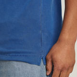 G-STAR Outlet Dunda Overdyed Slim Polo Medium blue