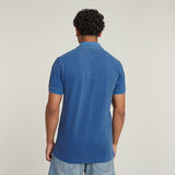 G-STAR Outlet Dunda Overdyed Slim Polo Medium blue