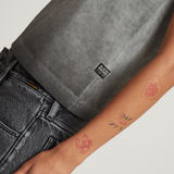 G-STAR Outlet Overdyed Micro Boxy Top Black