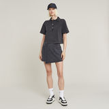 G-STAR Outlet Overdyed Polo Sweater Black