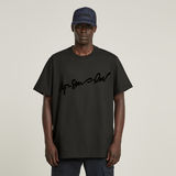 G-STAR Outlet Flock G-Script Loose T-Shirt Black
