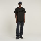 G-STAR Outlet Flock G-Script Loose T-Shirt Black