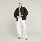 G-STAR Outlet Overdyed Front Seam Top Beige